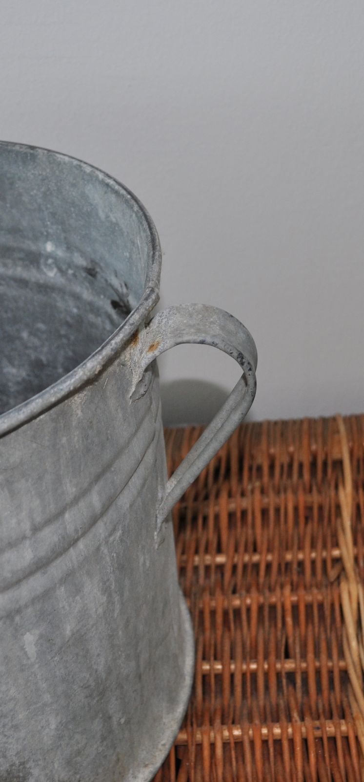 Double Handled Zinc Pot photo Home Decor