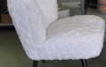 Pair Of Original 1950s Shell Back Cocktail Chairs , Reupholstered photo for sale