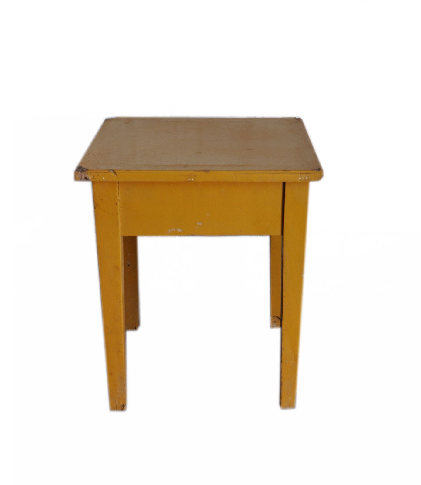 Painted Ocher Stool photo 186.0