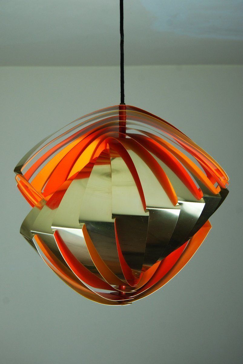 Danish Konkylie Pendant By Louis Weisdorf For Lyfa, 1960s