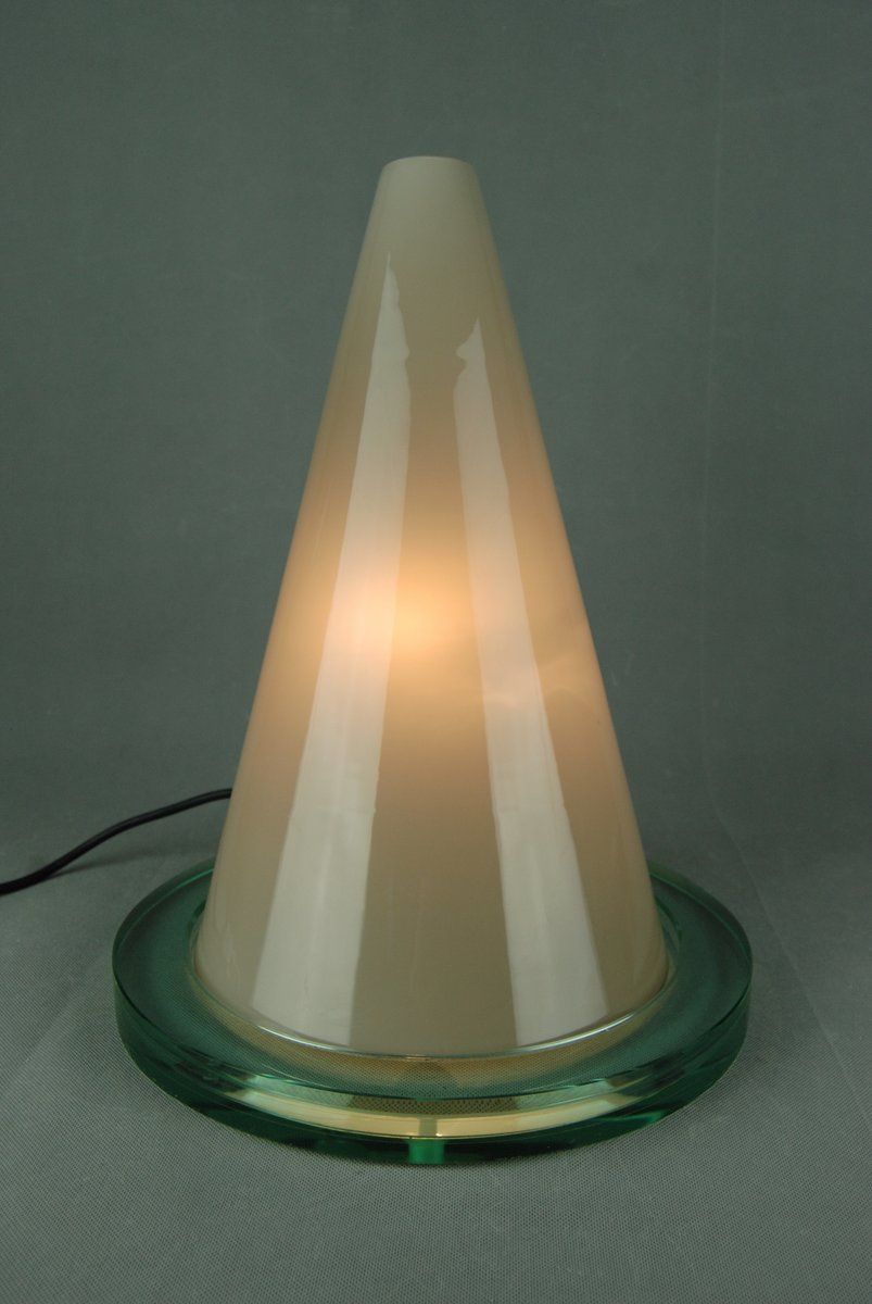 Modern Italian Glass Oz Table Lamp By Daniela Puppa & Franco Raggi For Fontana Arte, 1980s photo for sale