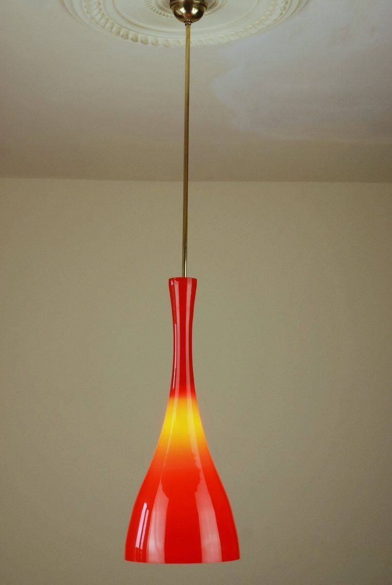 Glass Pendant Lamp From Stilnovo, 1950s photo furniture