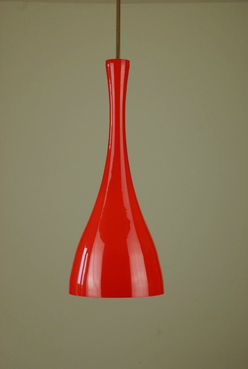 Glass Pendant Lamp From Stilnovo, 1950s photo for sale