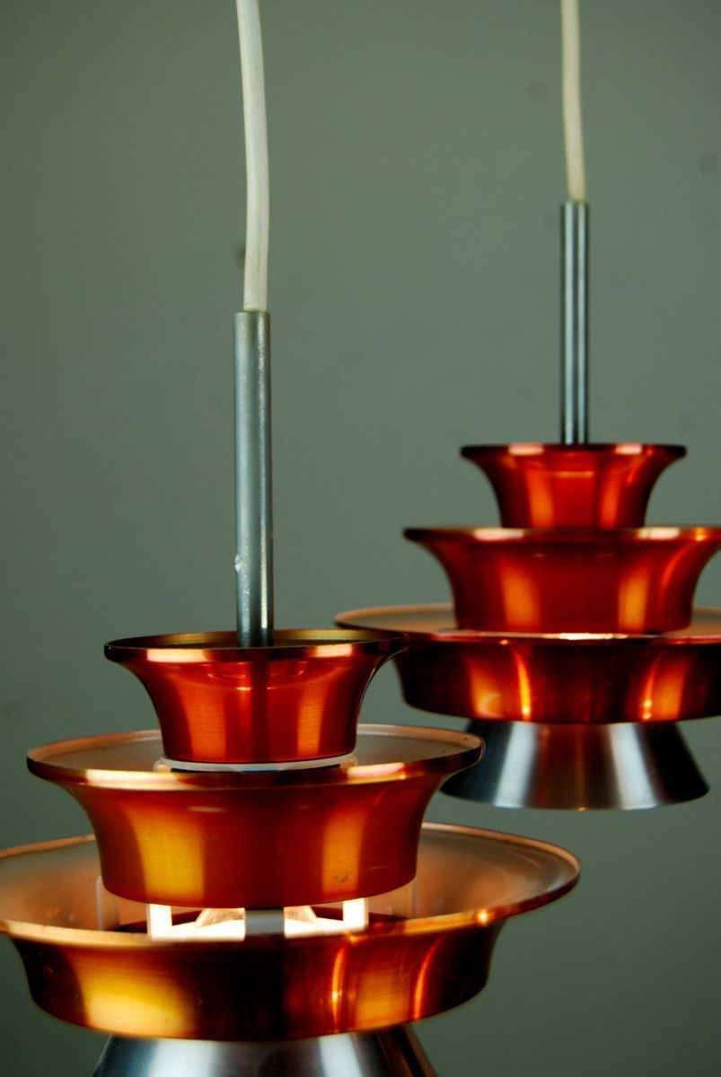 photo for sale Danish Modern Cascading Pendant From Lyfa, 1970s