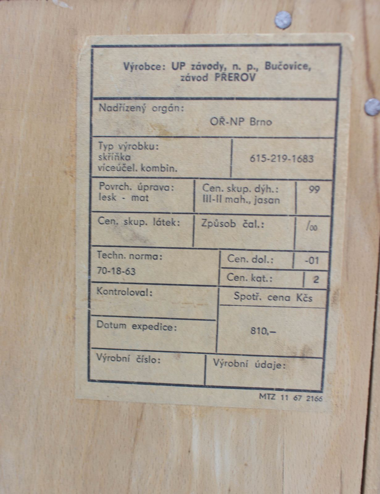 Mid Century Modern Secretaire By František Mezulánik For Up Závody, 1960s photo 575.0
