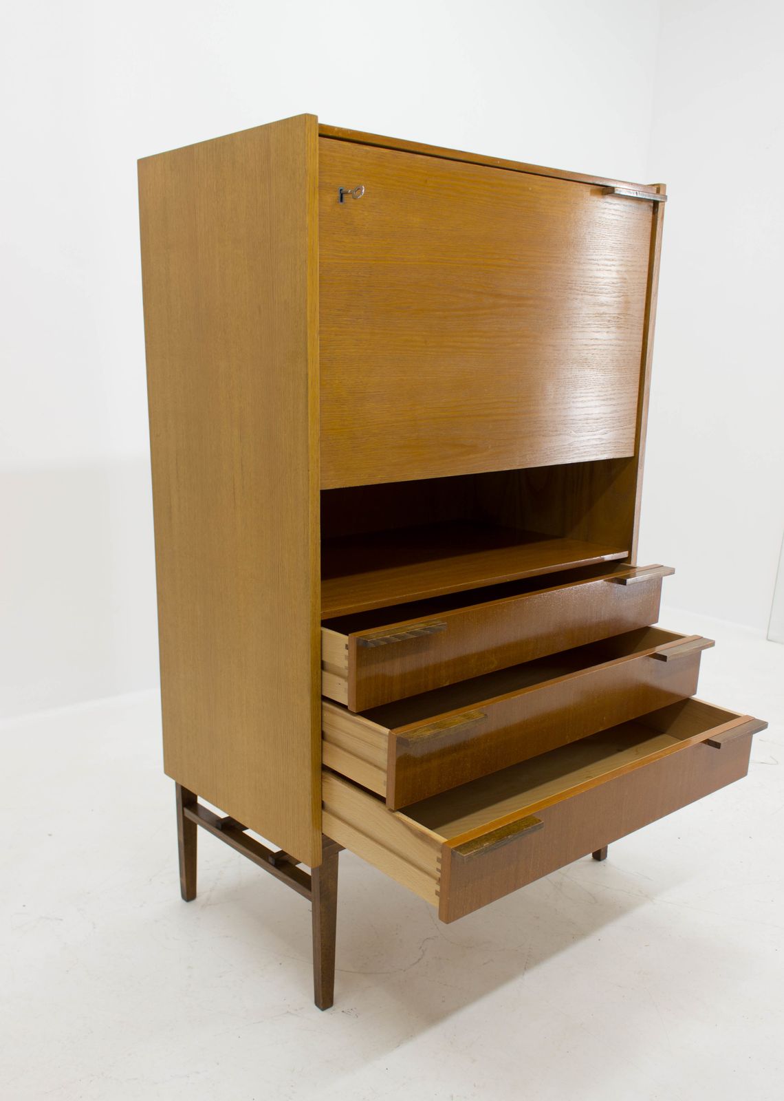 Mid Century Modern Secretaire By František Mezulánik For Up Závody, 1960s photo vintage