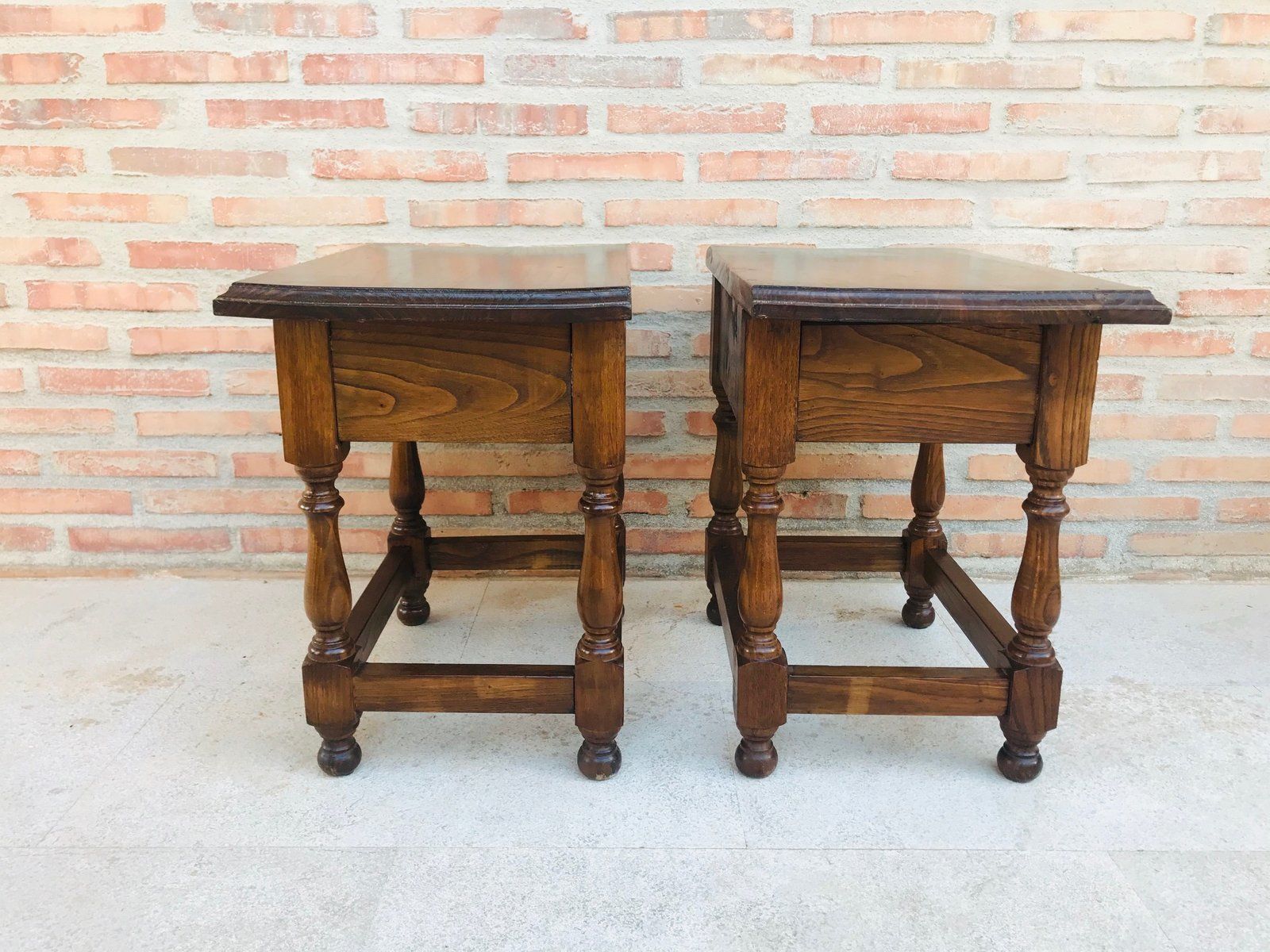 Spanish Nightstands, 1920s, Set Of 2 photo 2028.0