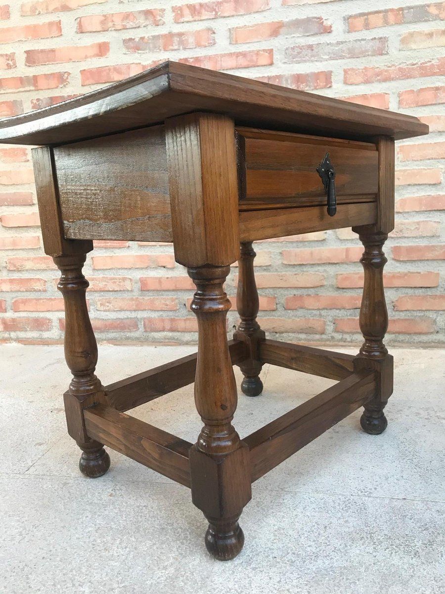 Furniture Spanish Nightstands, 1920s, Set Of 2 photo