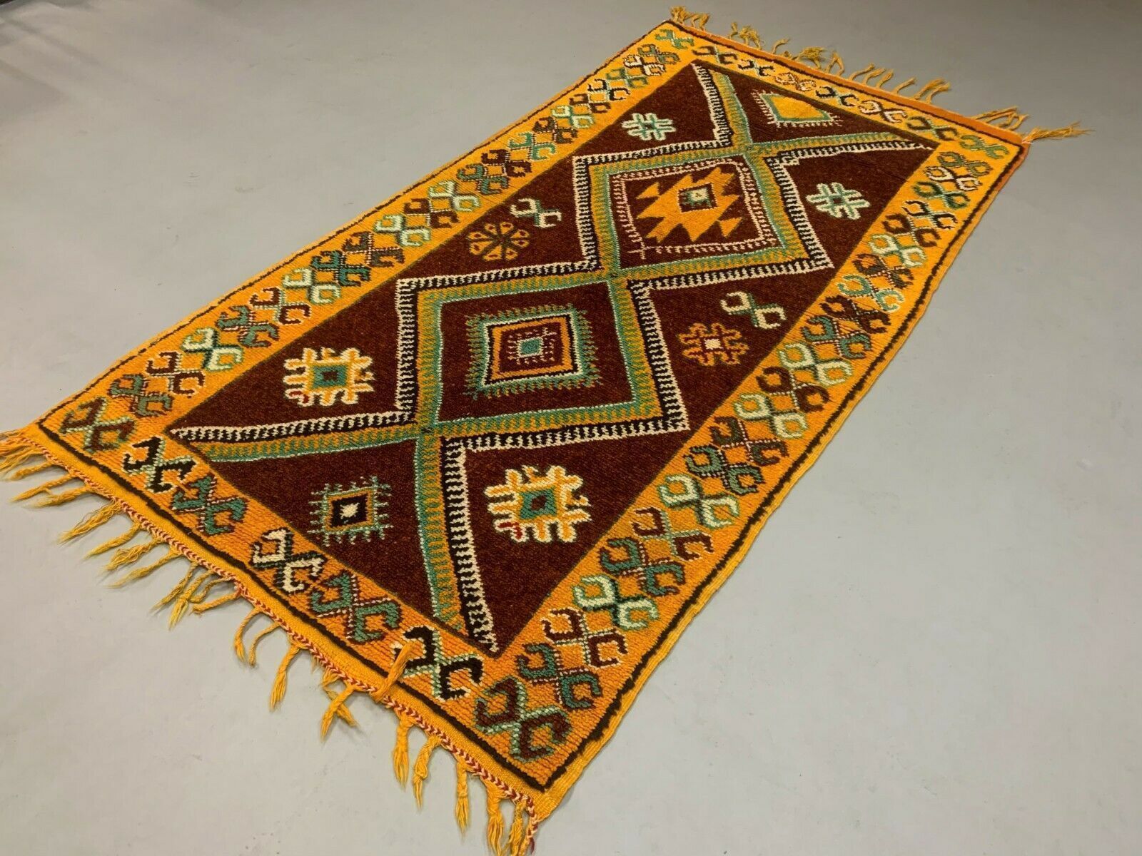 Moroccan Rug 190x102 Cm Tazenacht Berber Atlas, Tribal photo for sale