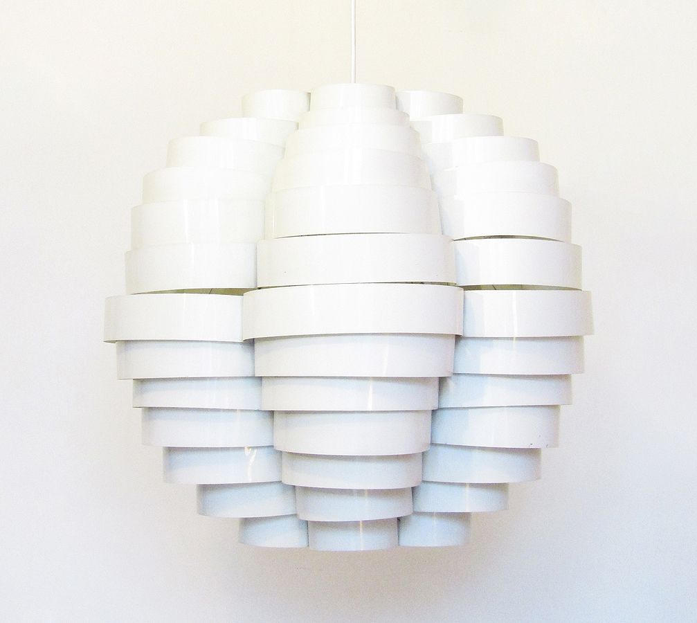 Large 1960s Italian "Tornado" Ceiling Light Chandelier By Elio Martinelli photo vintage