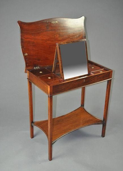 George III Period Mahogany Dressing Table
