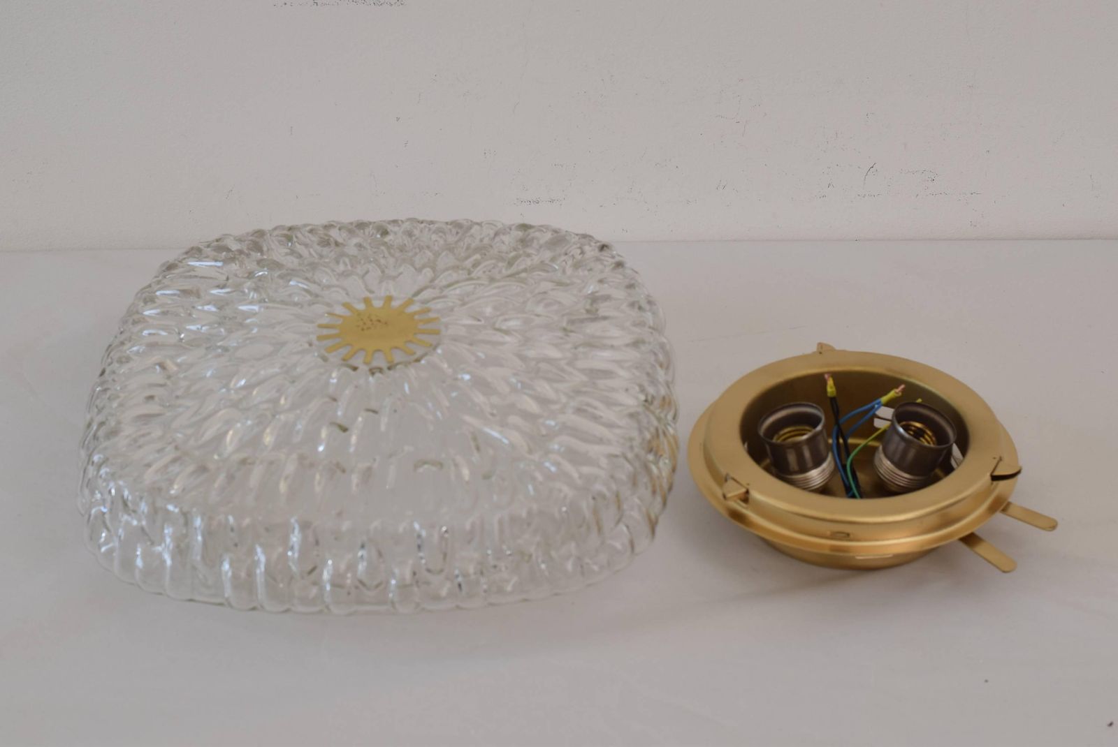 One Ceiling Lamp By Rupert Nikoll, 1950s photo buy