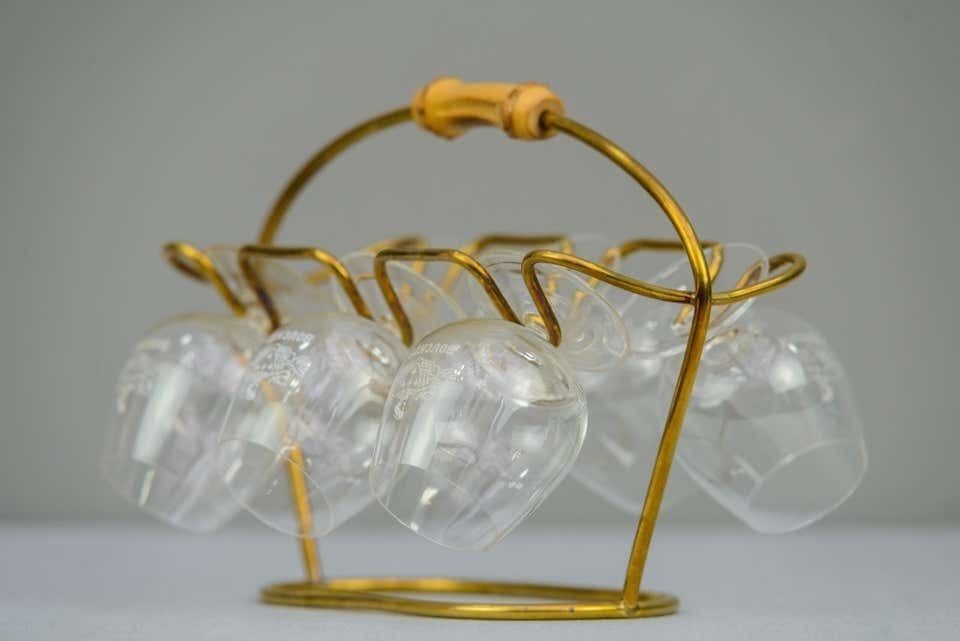 Wine Glass Holder, Circa 1950s photo 438.0