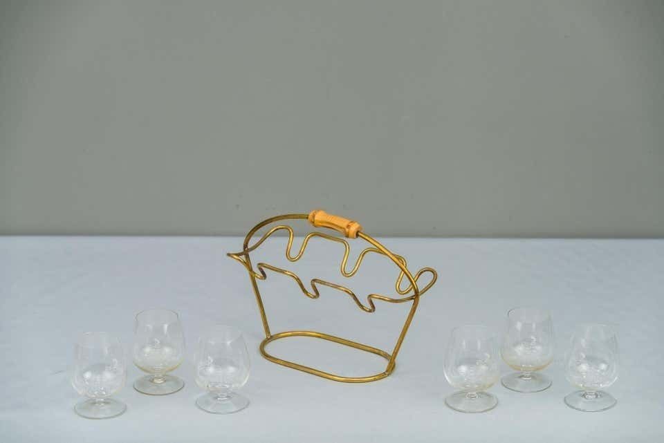 Wine Glass Holder, Circa 1950s photo buy