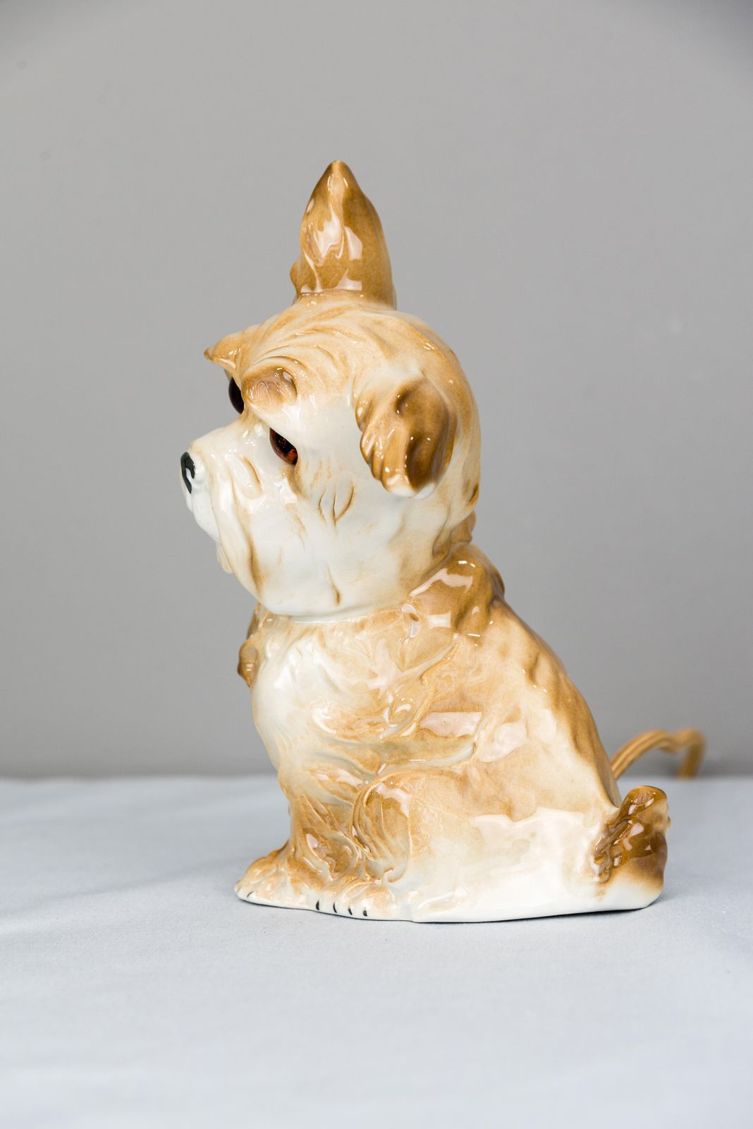 Porcelain Figurine Air Purifier Table Lamp, Circa 1950s photo 293.0