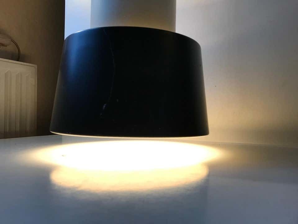 Black & White Nyboderpendel Ceiling Lamp By Svend Aage Petersen & Louis Poulsen photo for sale