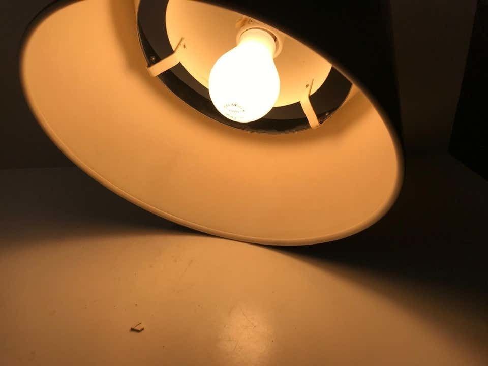 Black & White Nyboderpendel Ceiling Lamp By Svend Aage Petersen & Louis Poulsen photo vinterior