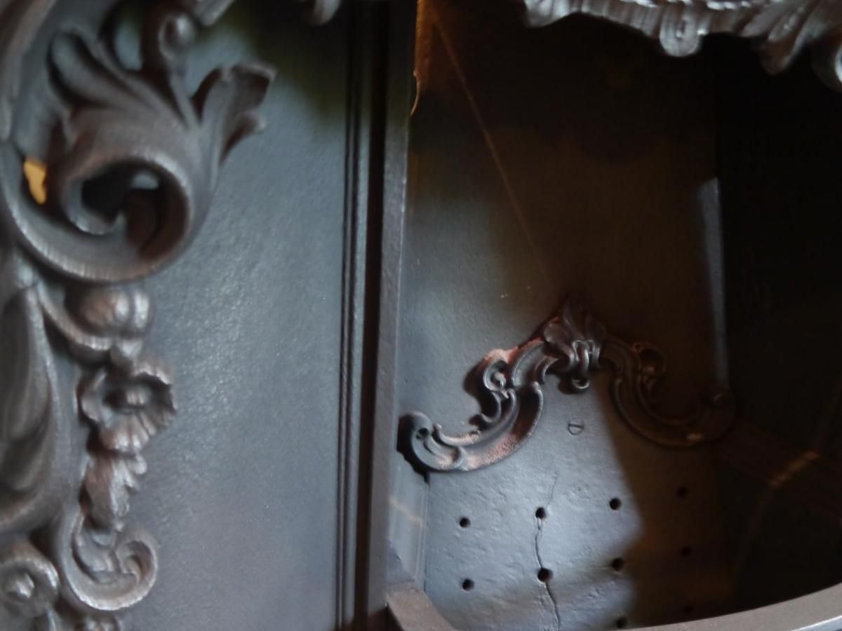 Original Early Victorian Cast Iron Insert photo Home Fixtures