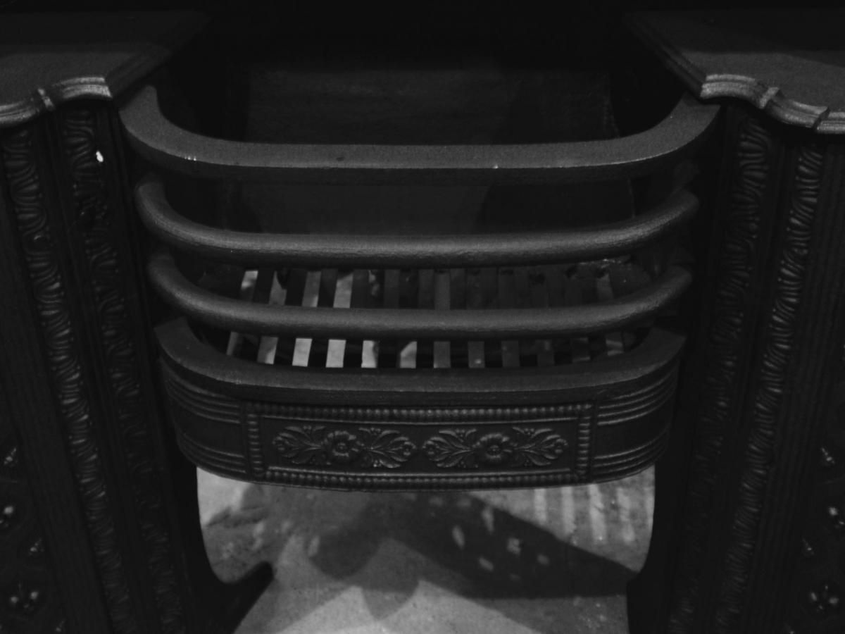 Original Antique Scottish Georgian Cast Iron Fireplace photo furniture