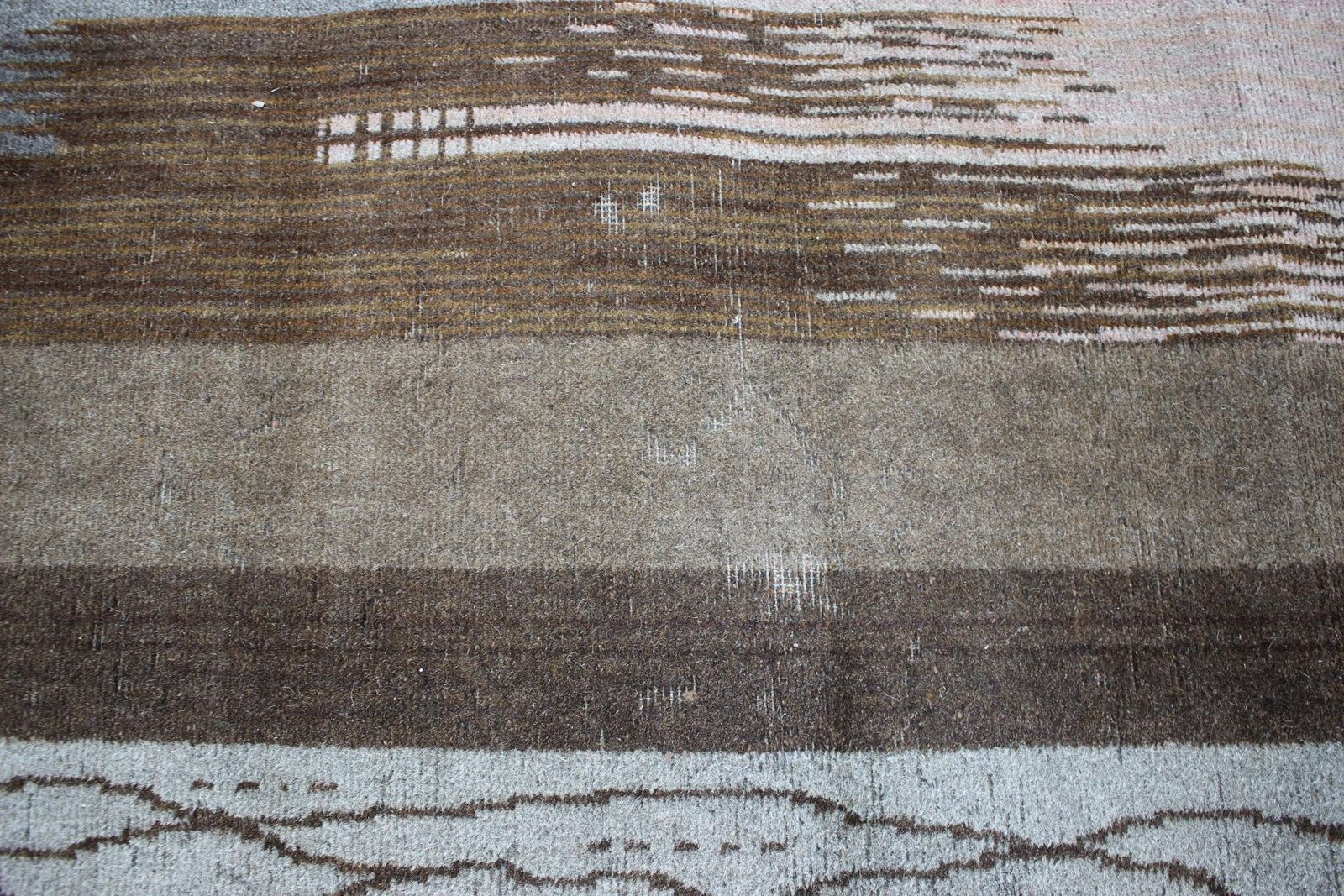 Bauhaus Modernist Rare Geometric Carpet / Rug   1930s photo 8570.0