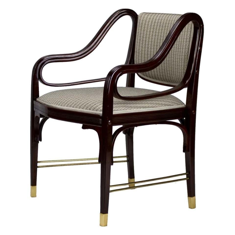 Jacob & Josef Kohn Vienna Art Nouveau Armchair No. 412 By Otto Wagner, 1904