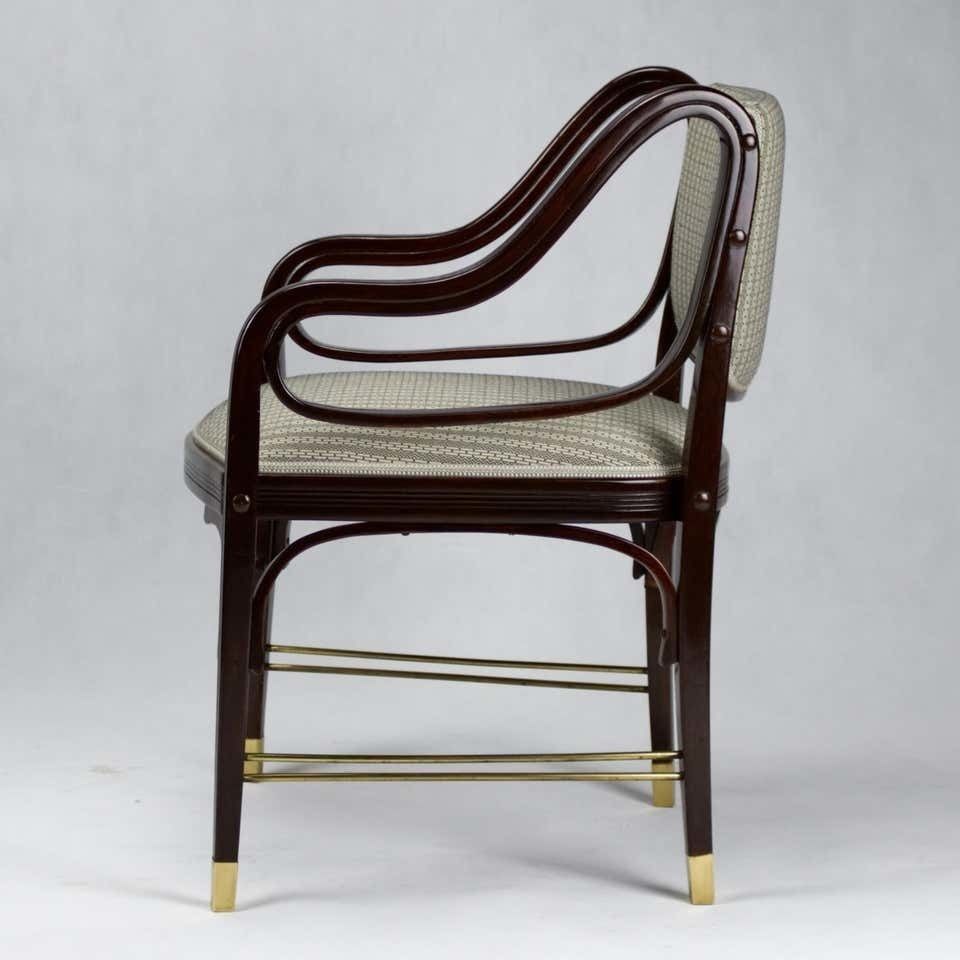 Jacob & Josef Kohn Vienna Art Nouveau Armchair No. 412 By Otto Wagner, 1904 photo for sale