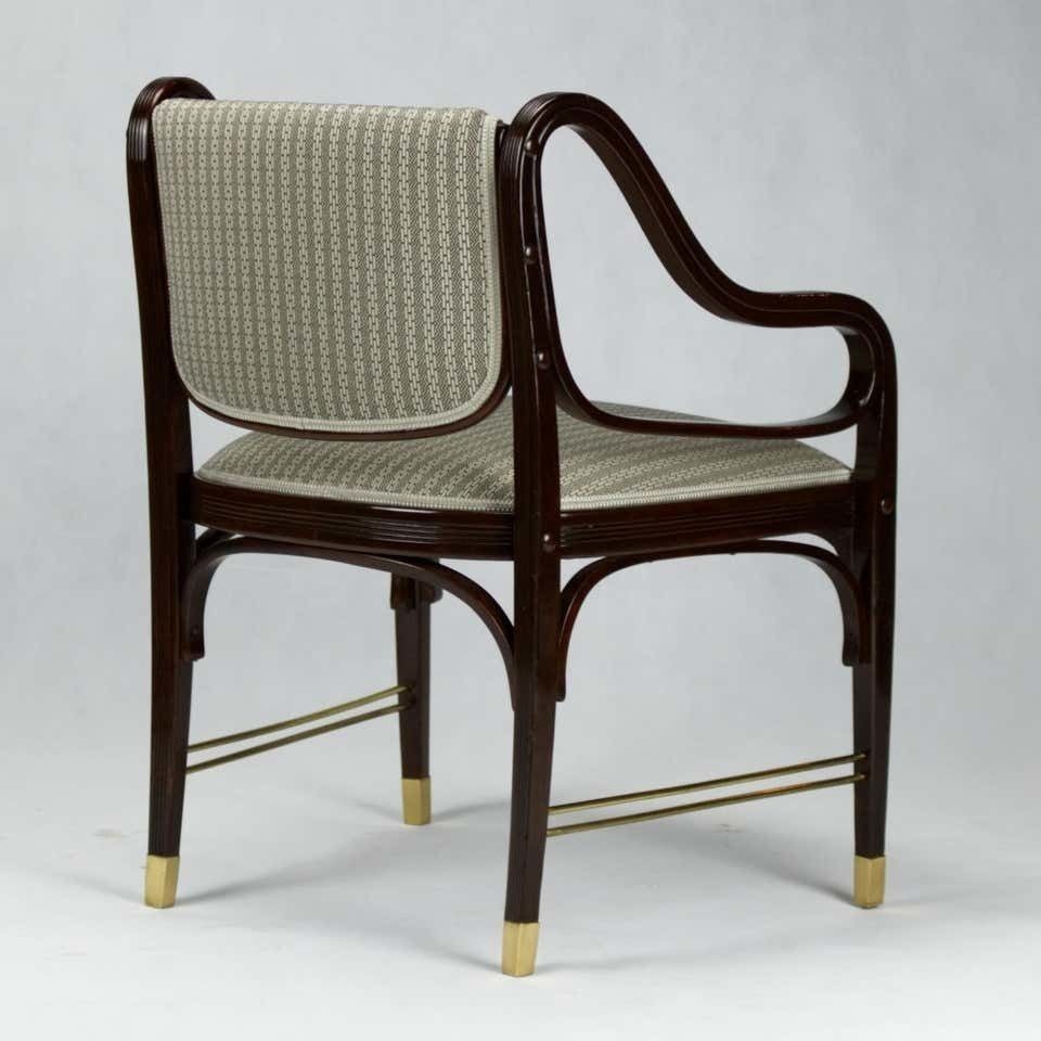 Jacob & Josef Kohn Vienna Art Nouveau Armchair No. 412 By Otto Wagner, 1904 photo vinterior