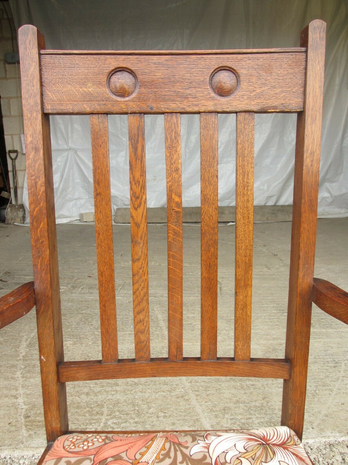 Pair Of Victorian Arts And Crafts Oak Carver Arm Chairs photo 702.0