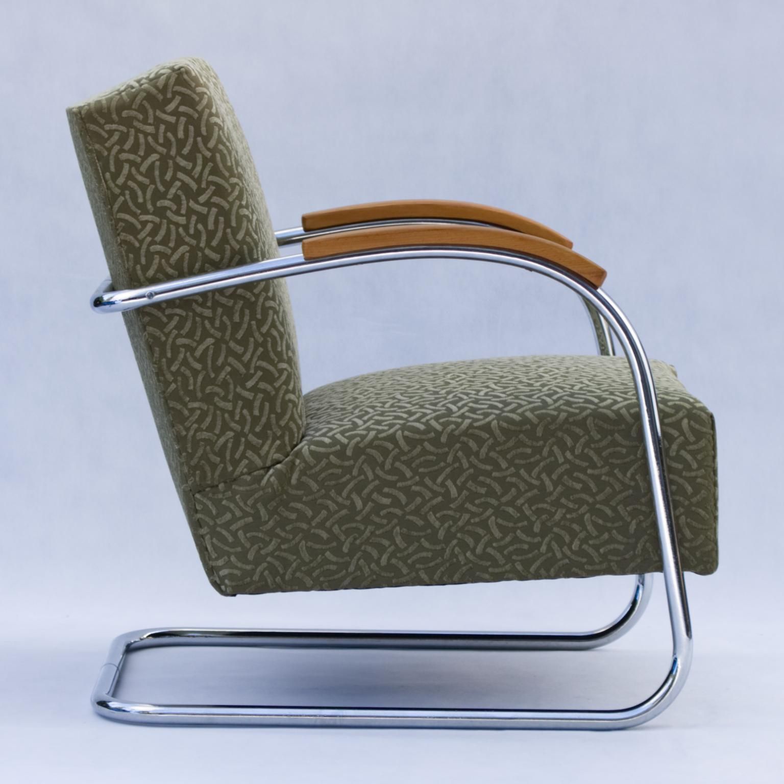 Tubular Steel Cantilever Armchair Fn 21 By Mücke & Melder, Circa 1930 photo furniture