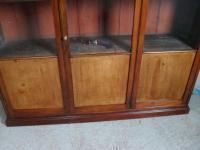 Superb Victorian Mahogany Half Glazed Concertina Door Adjustable Bookcase photo Furniture