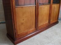 Superb Victorian Mahogany Half Glazed Concertina Door Adjustable Bookcase photo 1475.0