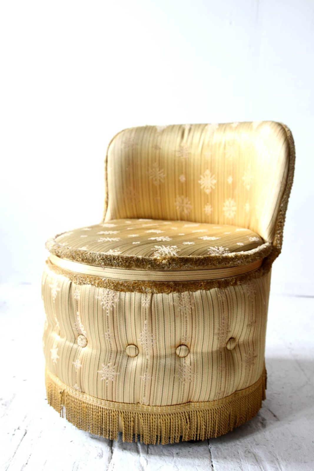 Vintage Bedroom Chair Mustard photo vintage
