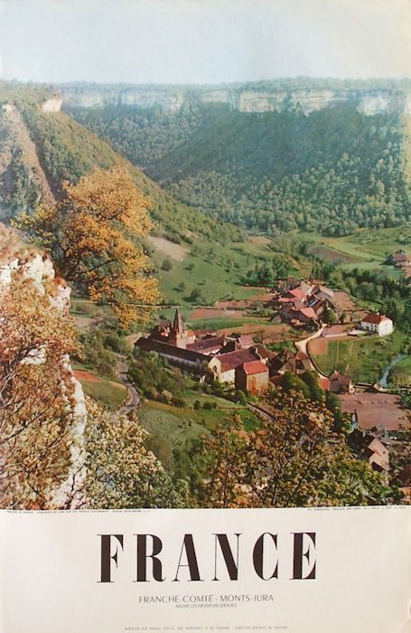 Draeger Poster For The Ministry Of Tourism   Serrallier Photographer   Baume Les Messieurs Jura