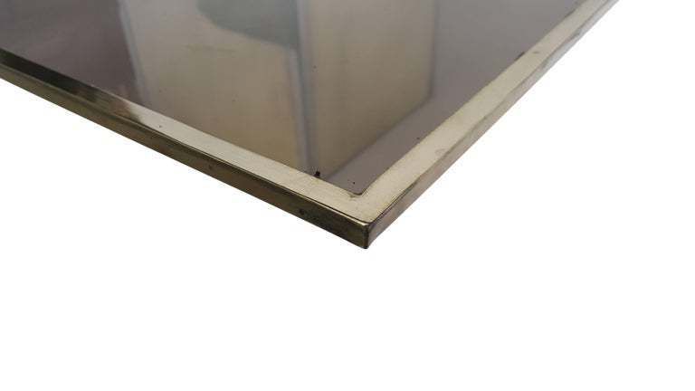 Etched Coffee Table In Massive Brass In The Style Off Maison Jansen photo Furniture
