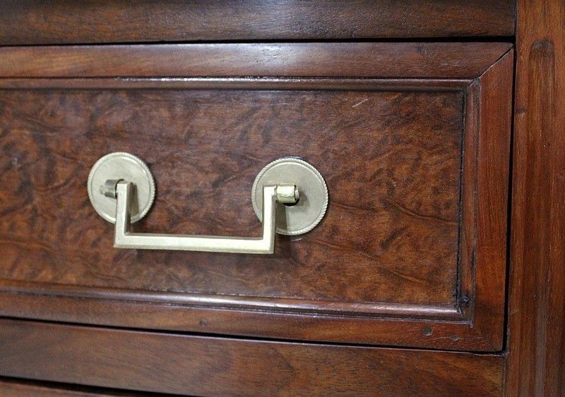 Small Mahogany Half Moon Buffet / Commode, Louis XVI Period   Xviiith photo buy