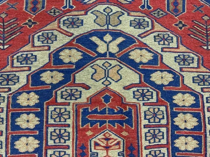 Vintage Afghan Soumak Kilim 245x153 Cm, Kelim Rug Cm Large Red, Blue, Beige photo vinterior