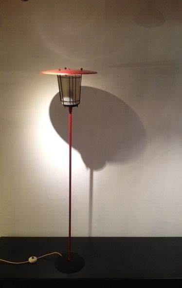 Outdoor Floor Lamp – Swiss Design – 50’s photo for sale