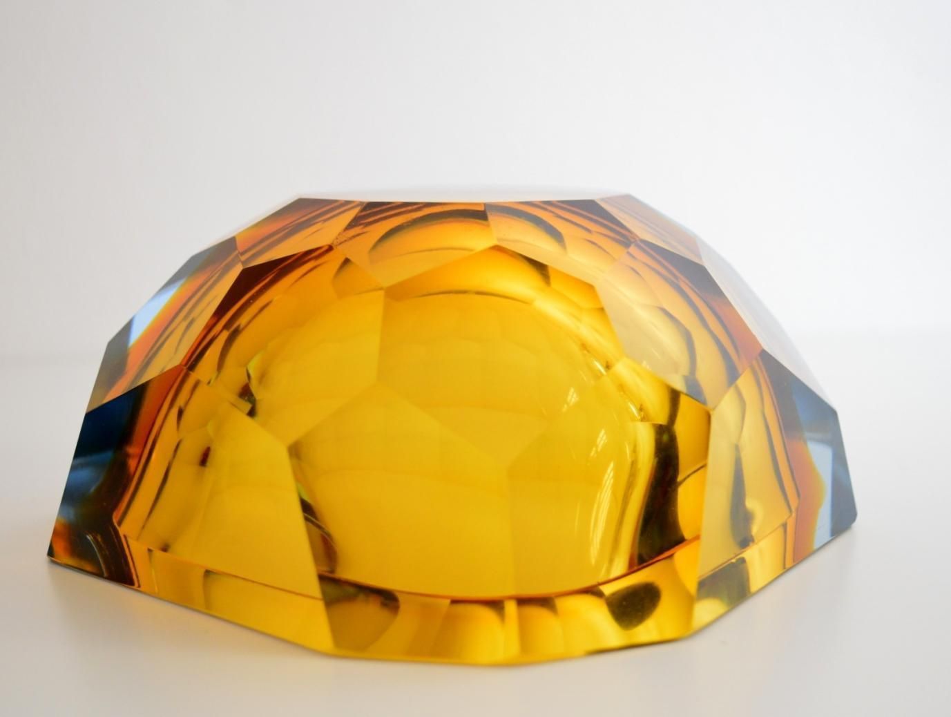 Home Decor Murano Sommerso Ashtray By Flavio Poli, 1950s photo