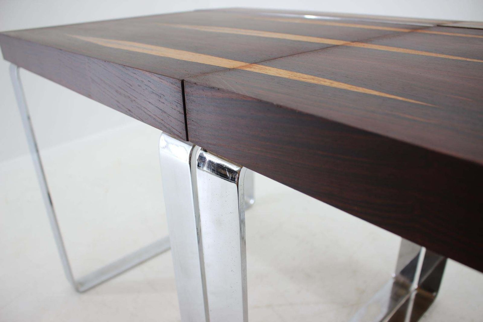 photo furniture Three Luxurious Rosewood Dinig/Office Tables By Ladislav Vrátník   1970s