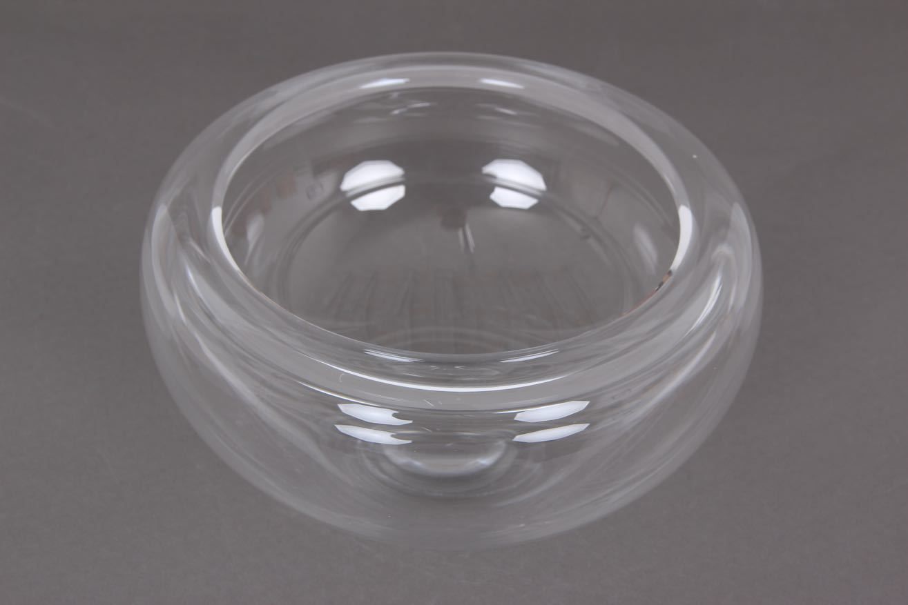 Holmegaard Provence schaal in mondgeblazen glas. Per Lütken design uit 1955. photo Woonaccessoires