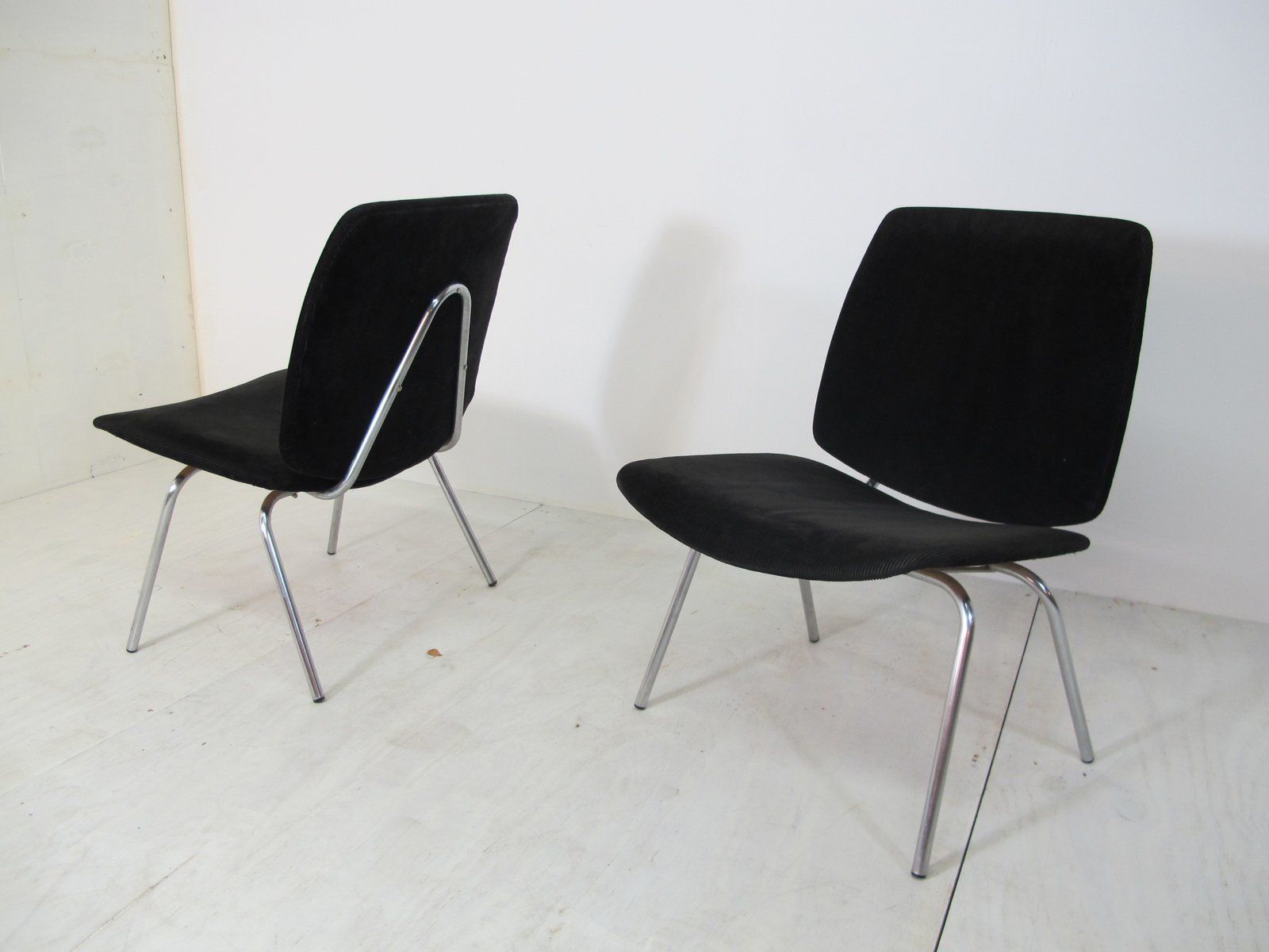 Side Chairs By Kho Liang Ie & Wim Crouwel For Car Katwijk, 1950s, Set Of 2 photo buy