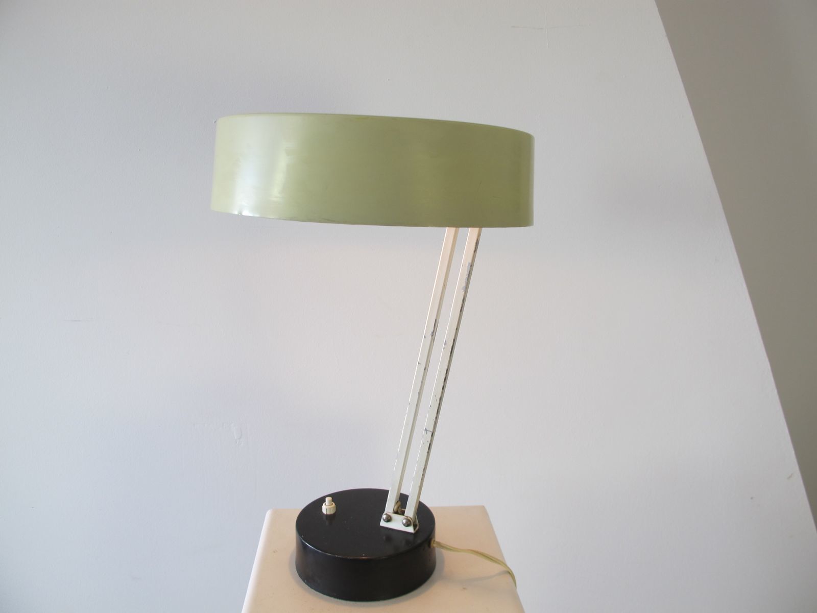 Industrial Desk Lamp By H. Th. J. A. Busquet For Hala Zeist, 1950s photo for sale