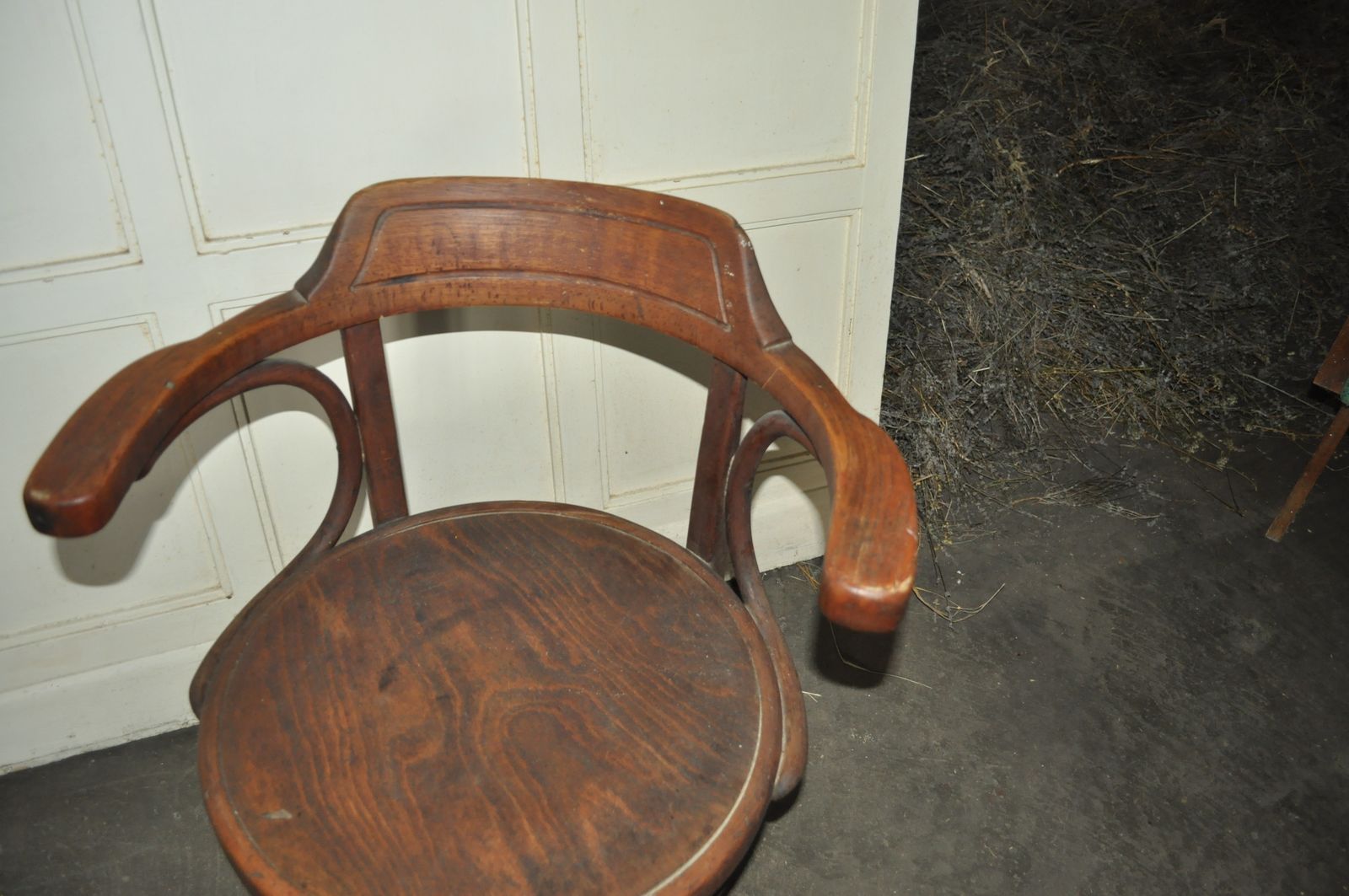This Thonet Chair From Art Nouveau Period Is Original And Distressed Beautifully And Appropriately For Their Age, Circa 1920s photo Furniture