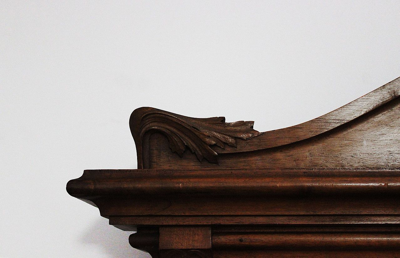 Set For Dining Room In Antique Art Nouveau Cherry Wood By Pierre Mathieu photo vinterior