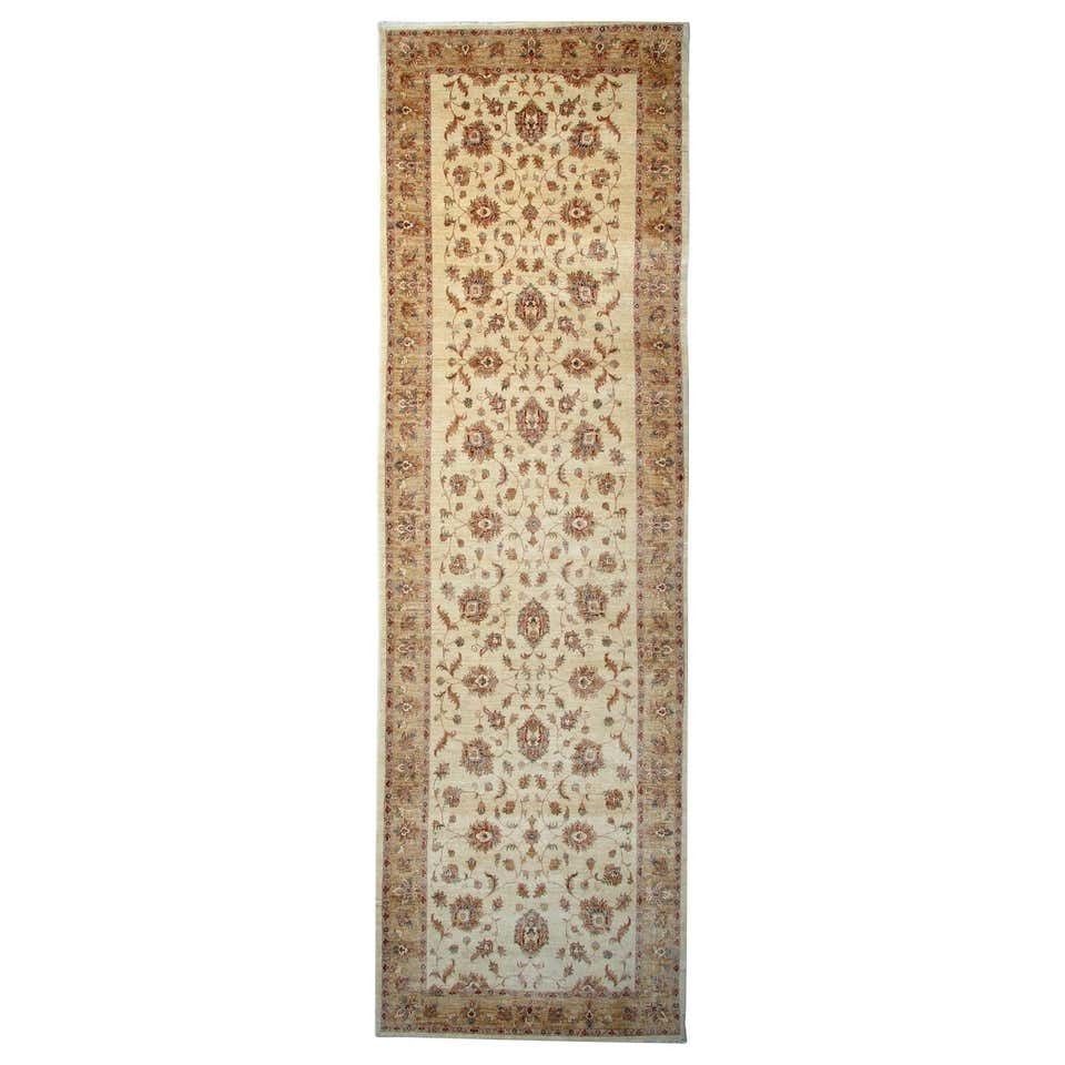 Beige Oriental Rug Runner Floral Ziegler Sultanabad Carpet Runner Rug 158 X 502 Cm photo furniture