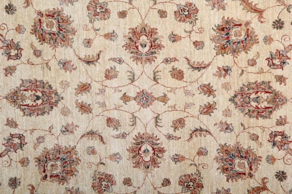 Beige Oriental Rug Runner Floral Ziegler Sultanabad Carpet Runner Rug 158 X 502 Cm photo for sale