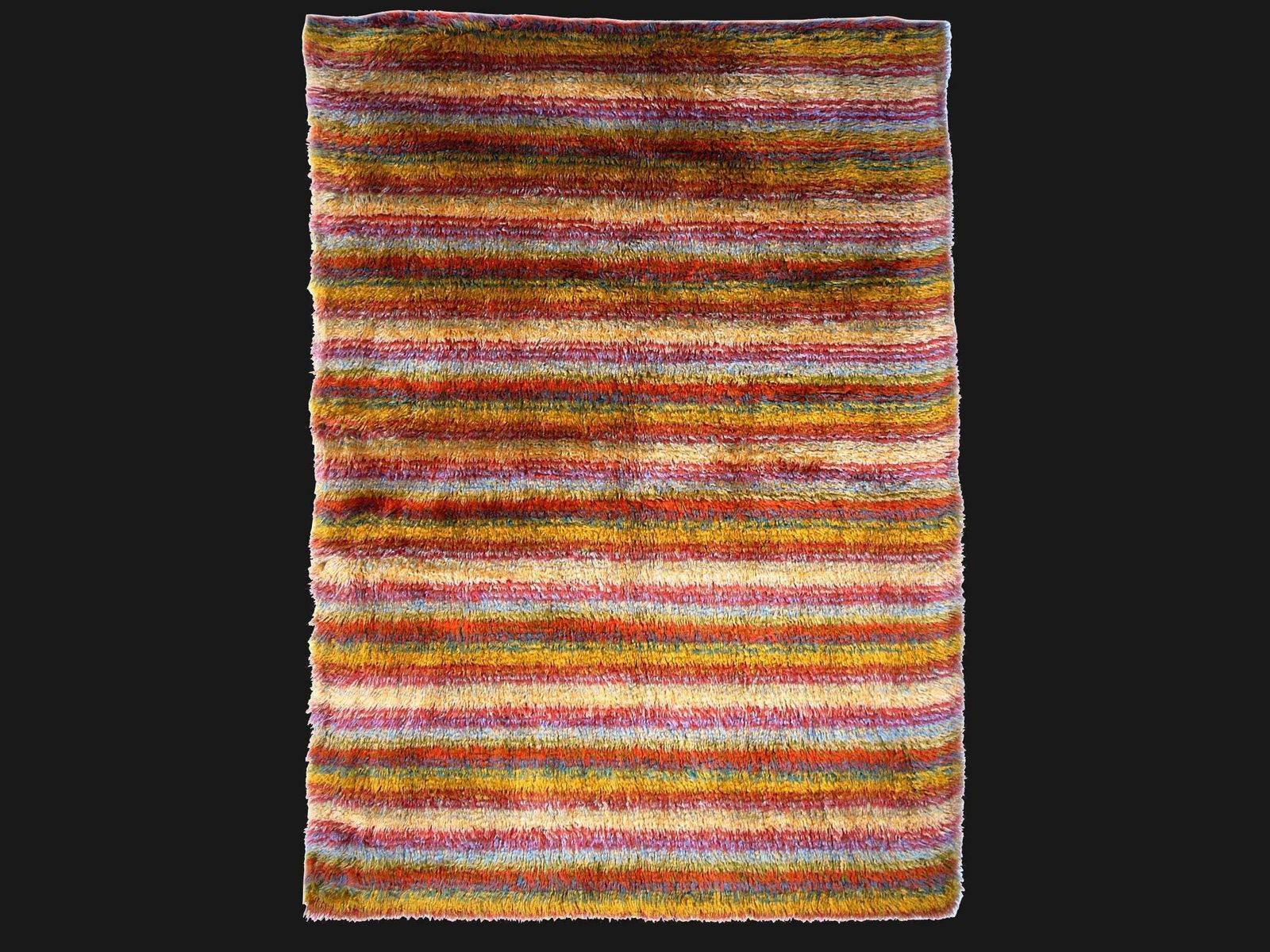 Mohair Rug Turkey 7.9 X 5.6 Ft / 240 X 170 Cm Oushak Long Pile Cosey Shag Super Soft Carpet photo furniture