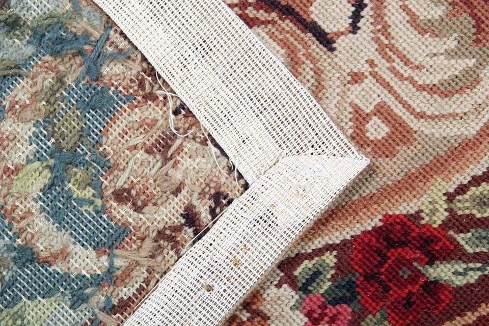 Hand Woven Aubusson Needlepoint Rug, Chinese Made French Style Aubusson Tapestry  120x180cm photo Textiles