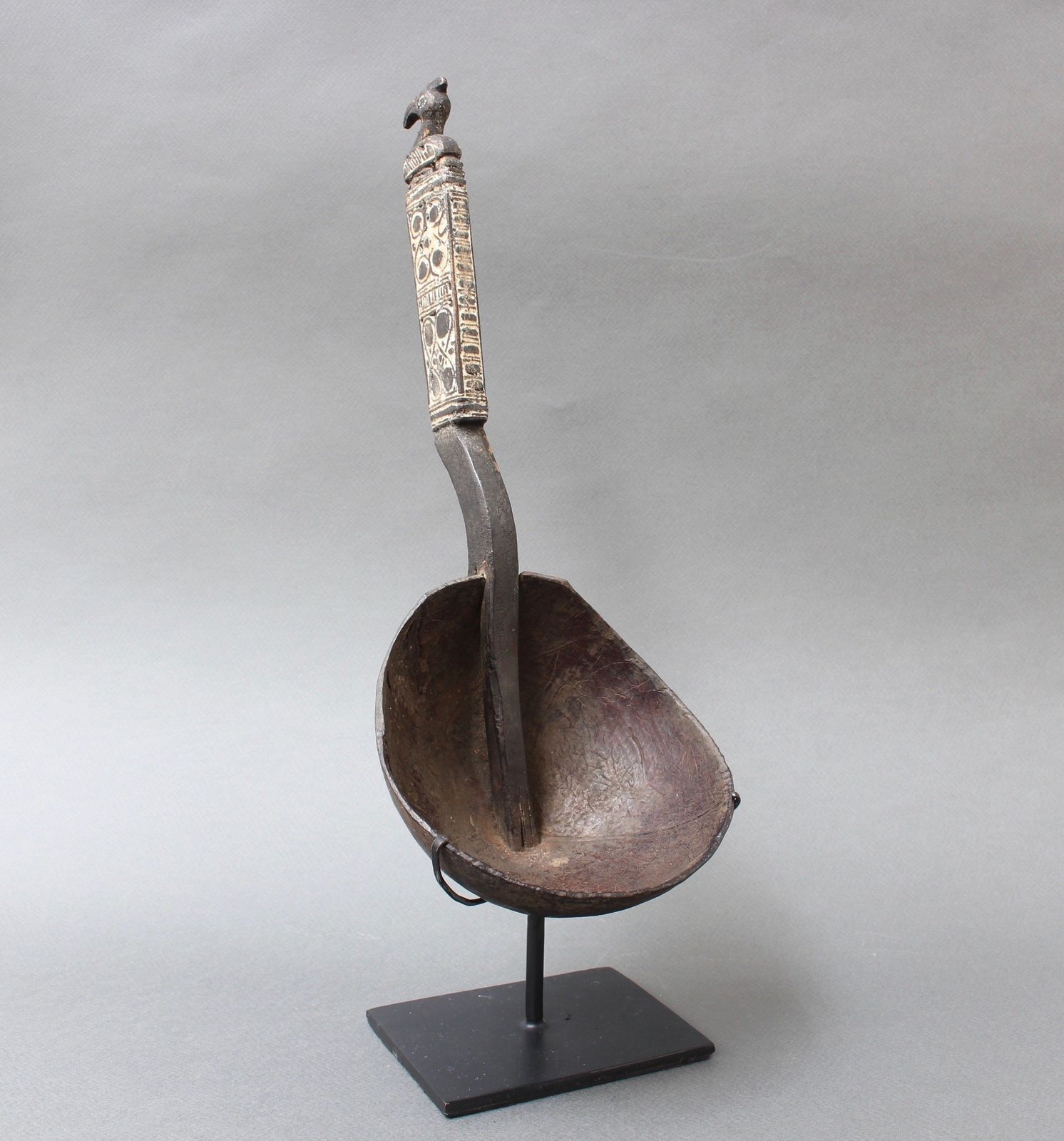 Ritual Ladle Of Wood And Coconut Shell From Timor Island, Indonesia (Circa 1950s) photo Home Decor