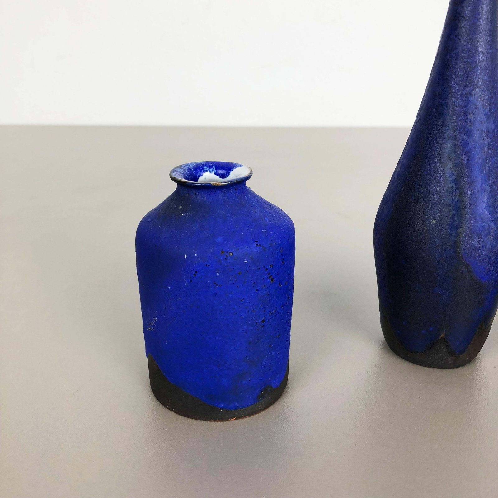 Set Of 3 Ceramic Studio Pottery Vase By Gerhard Liebenthron, Germany, 1960s photo for sale